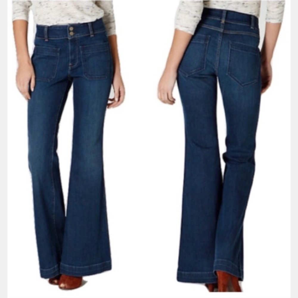 Anthropologie High Rise Flare Jean, Size 27